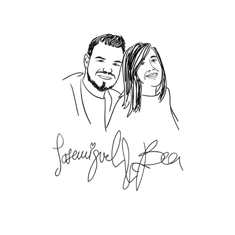 Ilustración Personalizada Parejas - Imagen 7