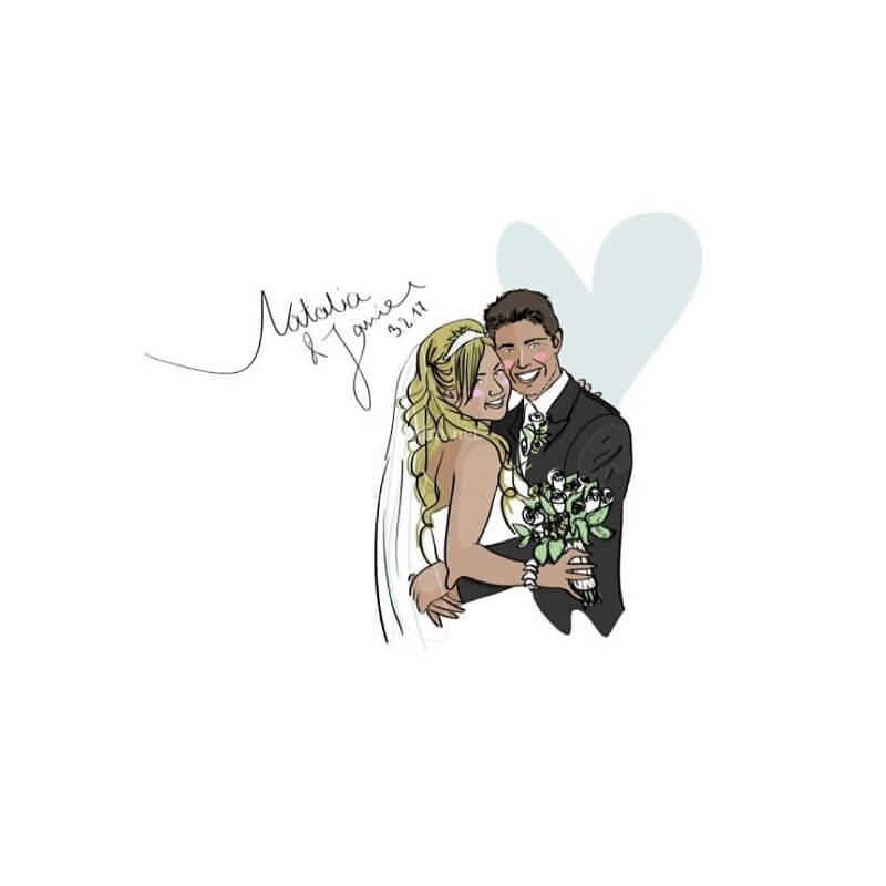 Ilustración Personalizada Parejas - Imagen 4