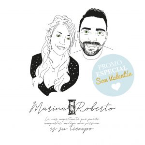 Ilustración Personalizada Parejas