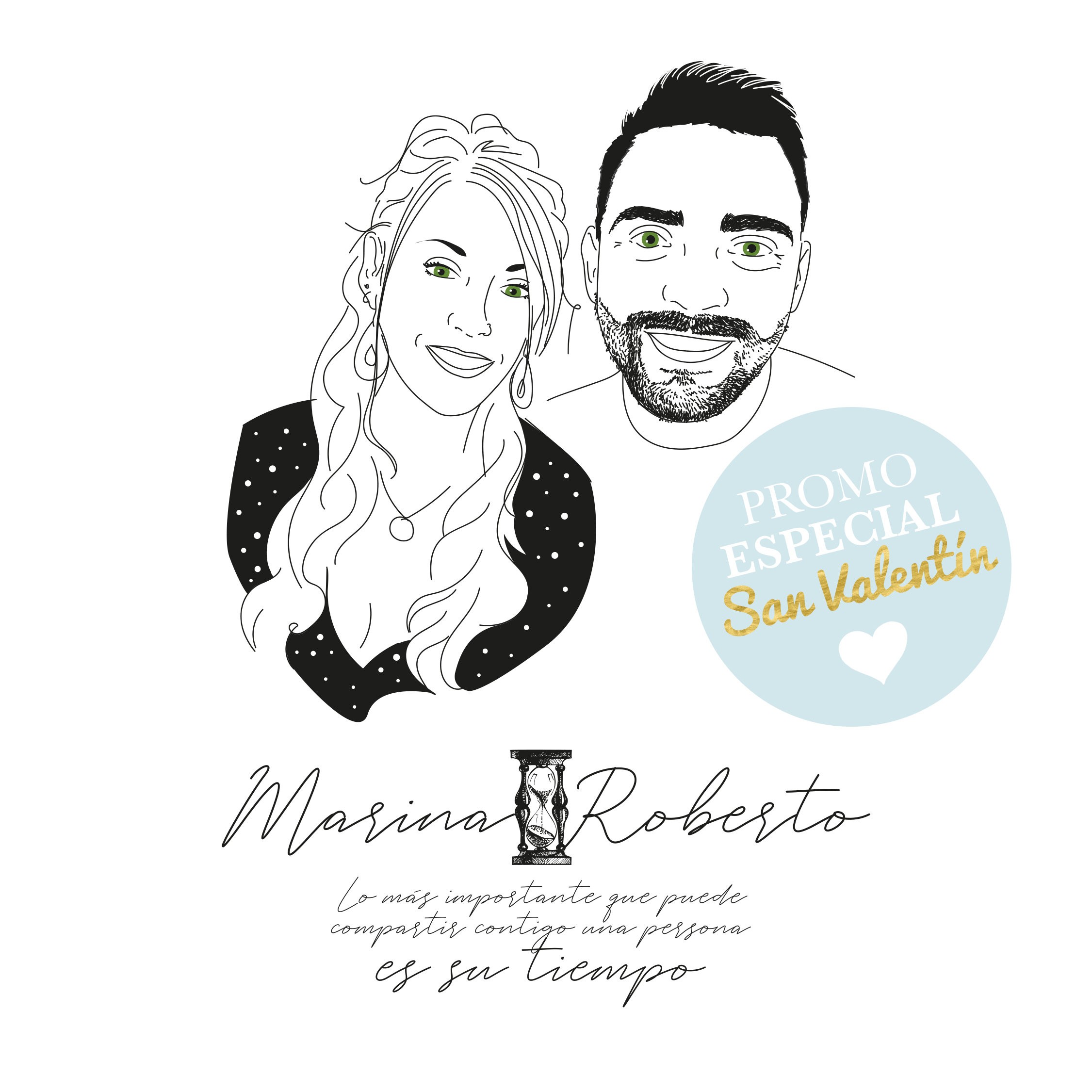 Ilustración Personalizada Parejas